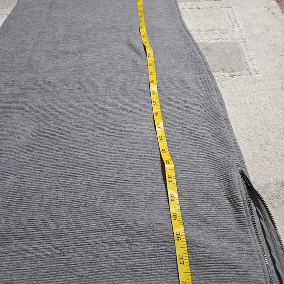 Gray Sleeveless Cowl Neck Dress - Picture 9 of 9